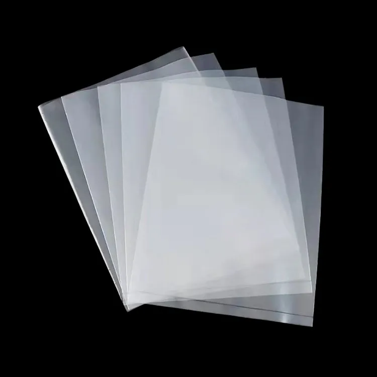 Sacs plats en polyéthylène