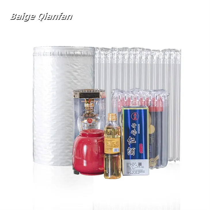 Rouleau de colonne d'air en plastique gonflable