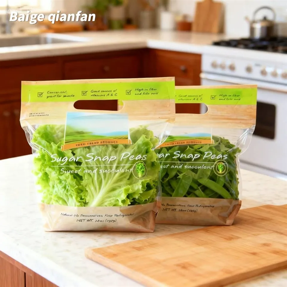 Sacs d'emballage de laitue