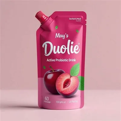 Pochette à bec d'usine en plastique personnalisé, pochette debout pour liquide réutilisable avec bec, sac de Sauce, sac de boisson, pochette de jus de fruits, Doypack